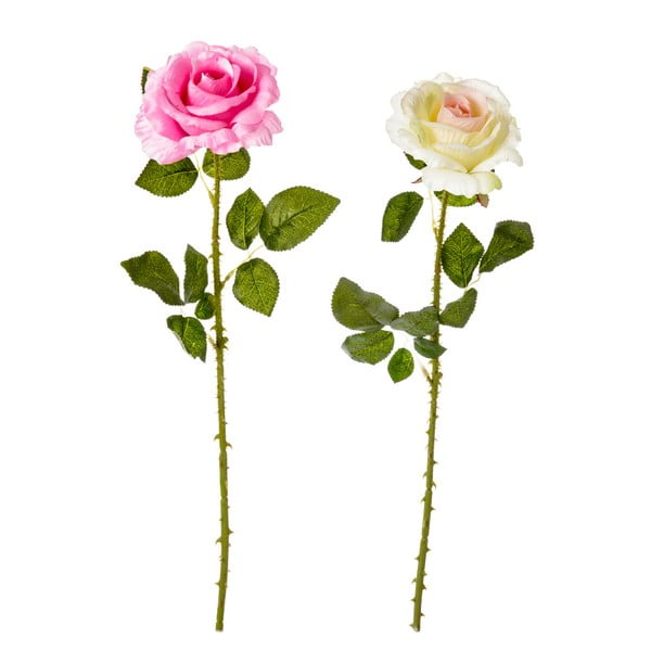 Sada 2 umelých kvetov Unimasa Rose
