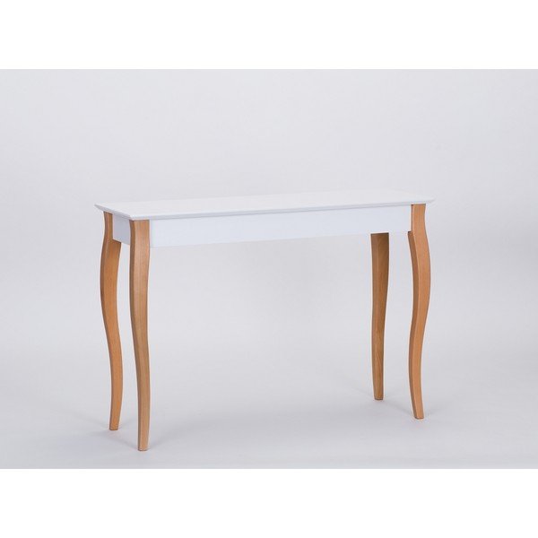 Biely odkladací stolík Ragaba Console, dĺžka 105 cm-image-1