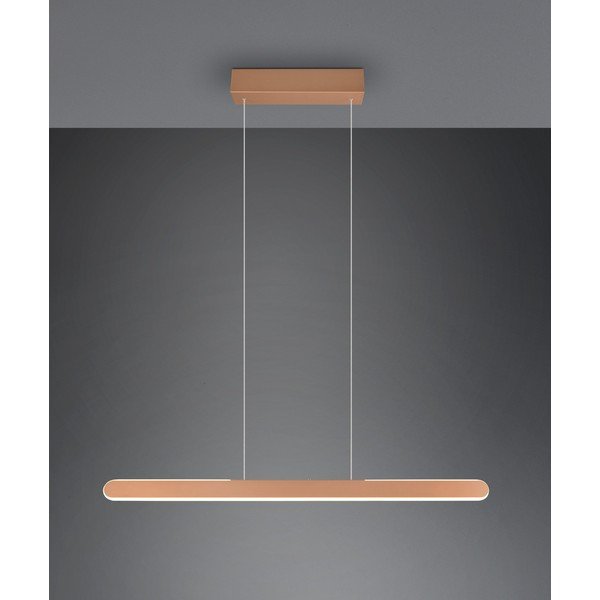 Hnedé LED závesné svietidlo Helios - Trio-image-1