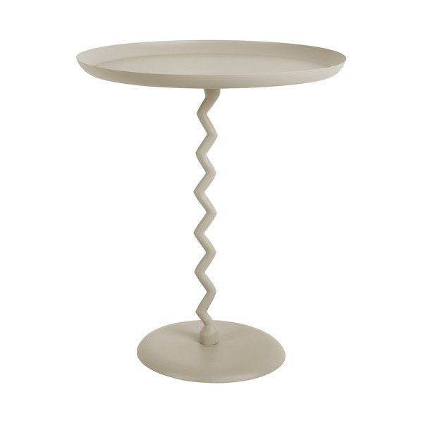 Kovový okrúhly odkladací stolík ø 44 cm Zig Zag – Leitmotiv