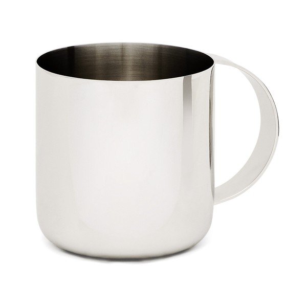 Hrnček z nehrdzavejúcej ocele v striebornej farbe Nirela – Kave Home