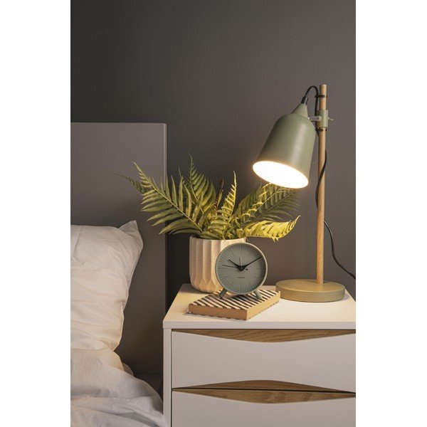 Zelený kovový budík Karlsson Index, ø 11 cm-image-1