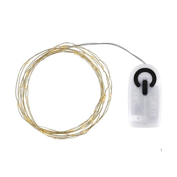 Svetelná reťaz počet žiaroviek 40 ks dĺžka 390 cm Knirke – Sirius