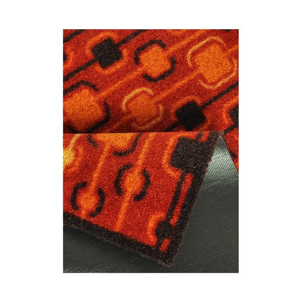 Červená rohožka Zala Living Design Funky Red Terra, 120 × 200 cm-image-2