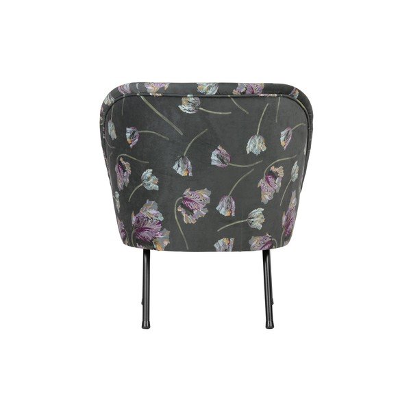 Tmavosivé kreslo BePureHome Vogue-image-4