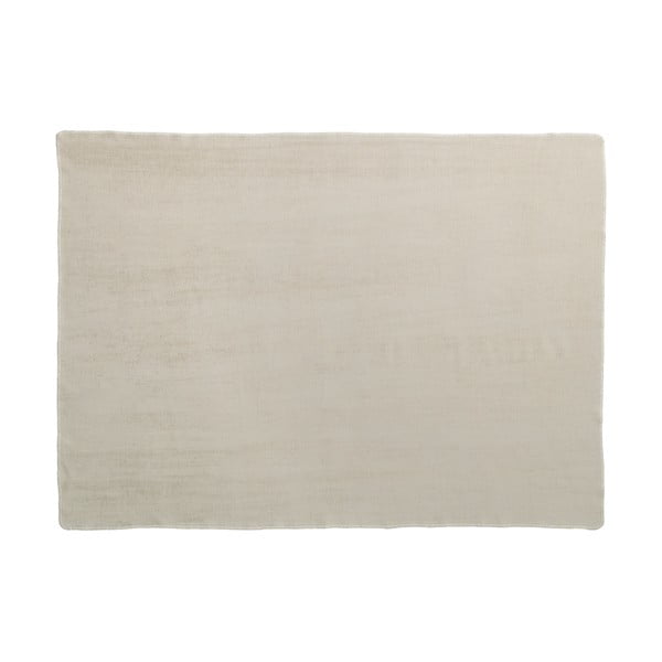 Sivobéžová deka s prímesou vlny 140x200 cm Ylva Dark Linen – Pappelina-image-2