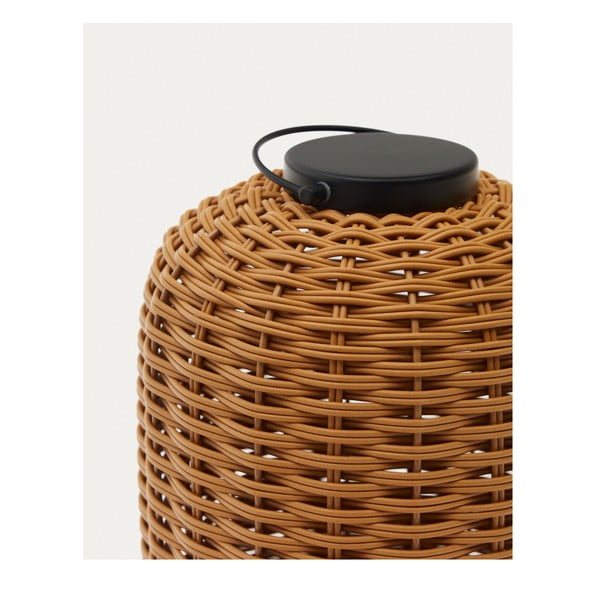 LED stmievateľná stolová lampa v prírodnej farbe (výška 37 cm) Saranella – Kave Home-image-3