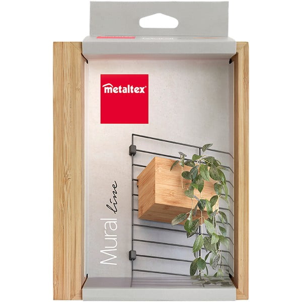 Bambusový komponent - úložný box v prírodnej farbe 19x15 cm Mural – Metaltex-image-2