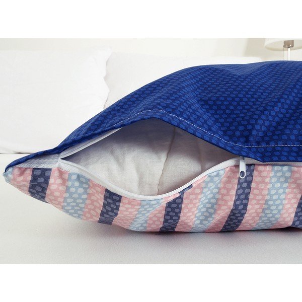 Modré krepové obliečky na jednolôžko 140x200 cm Top Class – B.E.S.-image-1