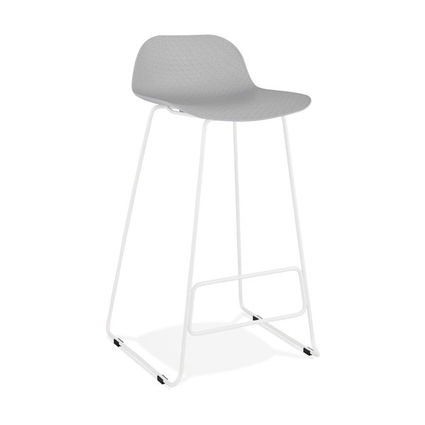 Sivá barová stolička Kokoon Slade, výška sedu 76 cm