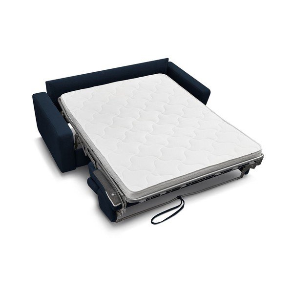 Tmavomodrá rozkladacia pohovka 195 cm Monaco – Bobochic Paris-image-4