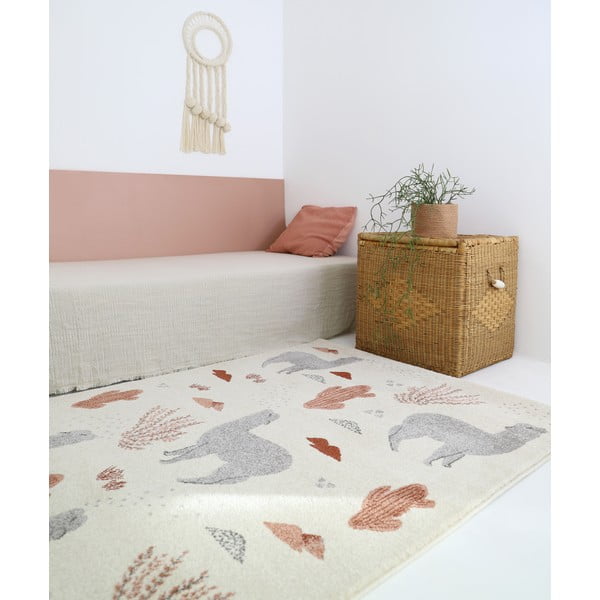 Krémovobiely detský koberec 120x170 cm Andina by Mon Petit Art – Nattiot-image-3