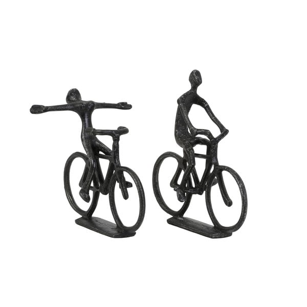 Kovové sošky v súprave 2 ks 22 cm Cyclists – Light & Living