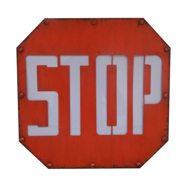 Svetelný dekoratívny nápis Antic Line Stop