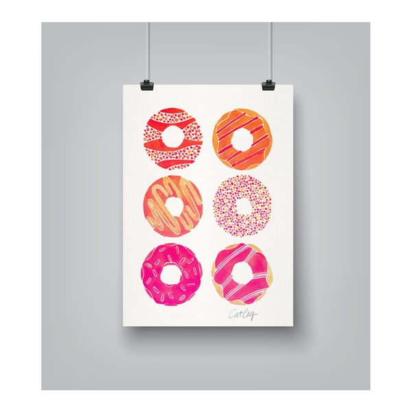 Plagát Americanflat Dozen Donuts, 30 x 42 cm
