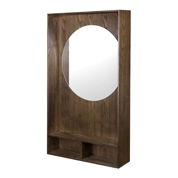 Hnedý vešiakový panel z dubového dreva 60x100x11,5 cm Show Me – Mette Ditmer Denmark