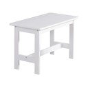 Biely detský stolček z masívneho borovicového dreva Pinio Baby