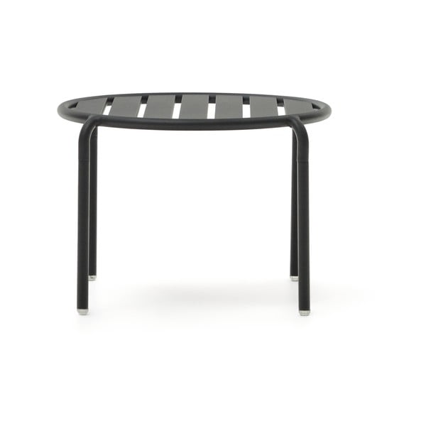Kovový okrúhly záhradný odkladací stolík ø 68 cm Joncols - Kave Home