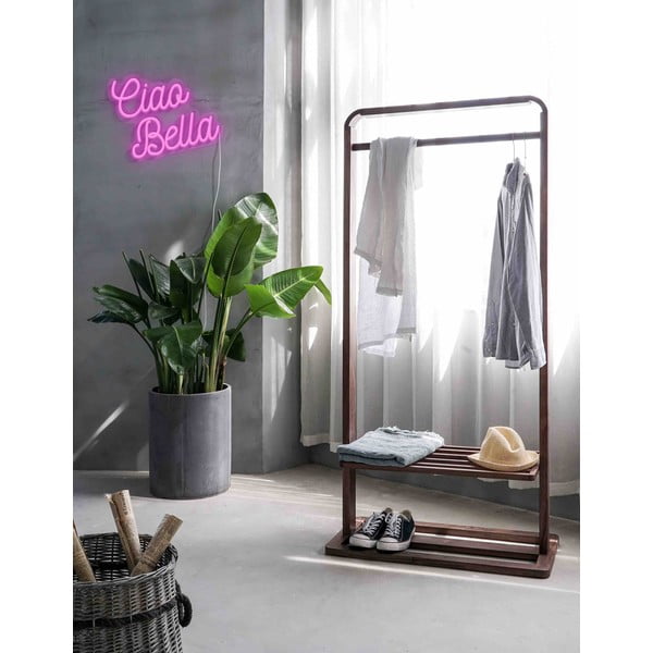 Ružová nástenná svietiaca dekorácia Candy Shock Ciao Bella, 40 x 28,5 cm-image-1