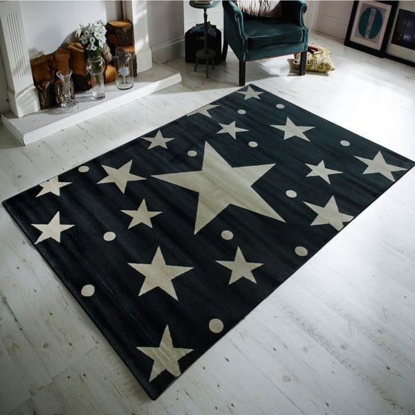 Detský koberec Stars Sky Gris, 150 x 230 cm