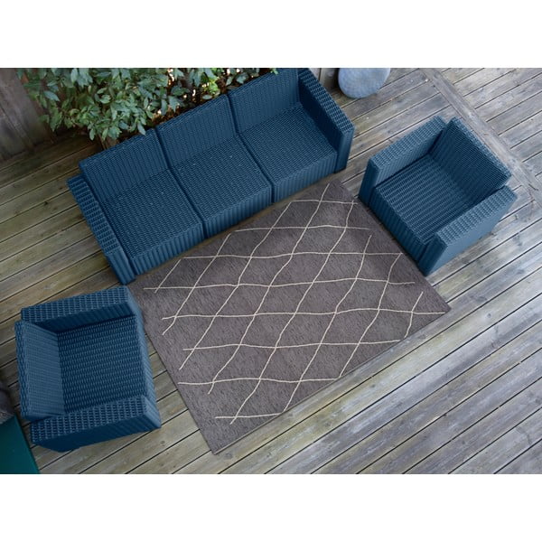 Sivý vonkajší koberec Universal Sigrid, 77 x 150 cm-image-1