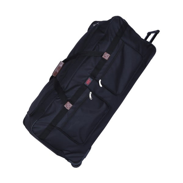 Čierna cestovná taška na kolieskach Hero Morvan, 150 l