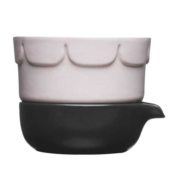 Ružový kvetináč Sagaform so zavlažovacou miskou-image-1