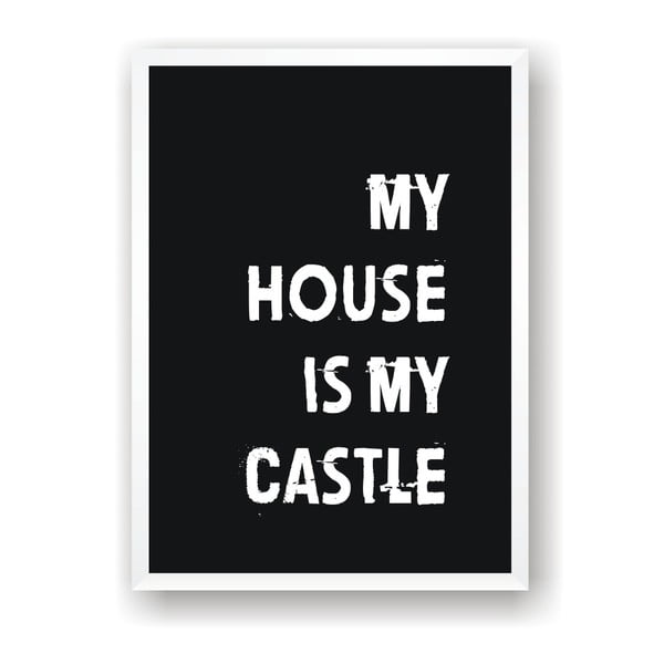 Plagát Nord & Co My House My Castle, 21 x 29 cm