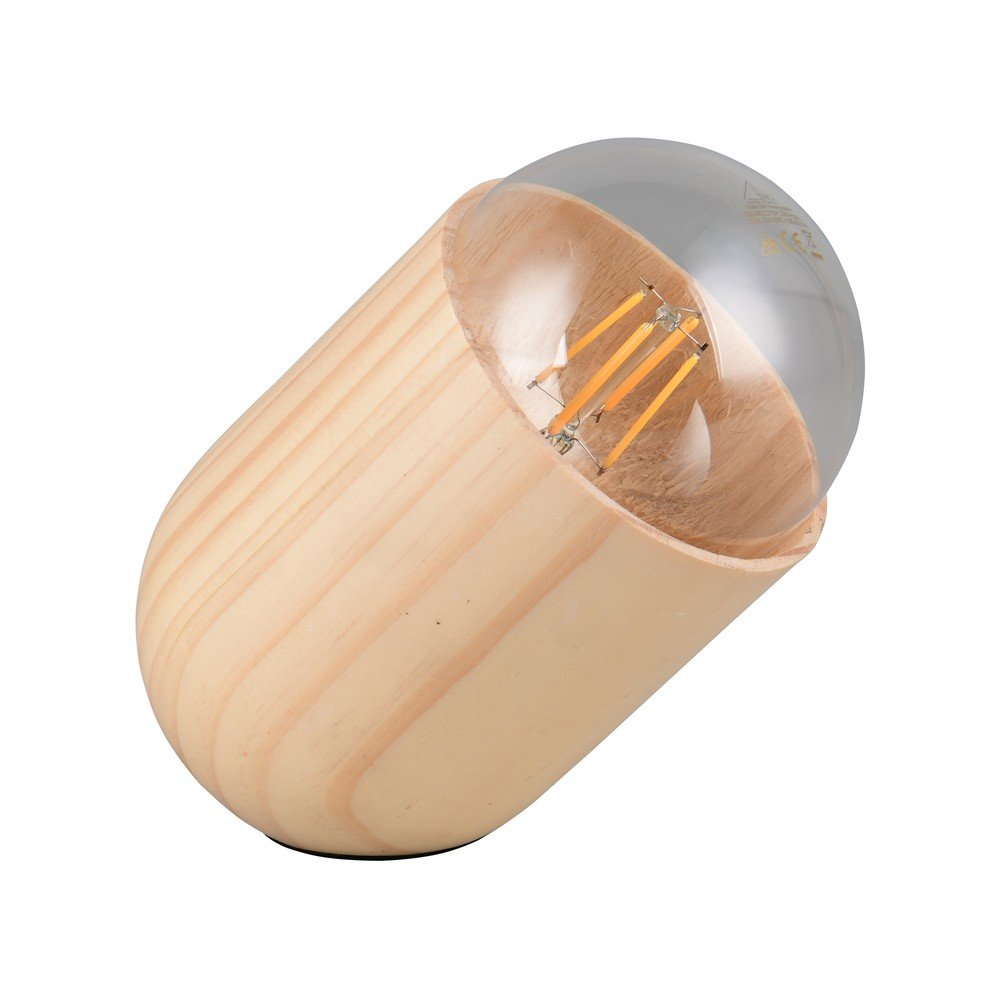 Béžová stolová lampa (výška 13,5 cm) Nara – Reality