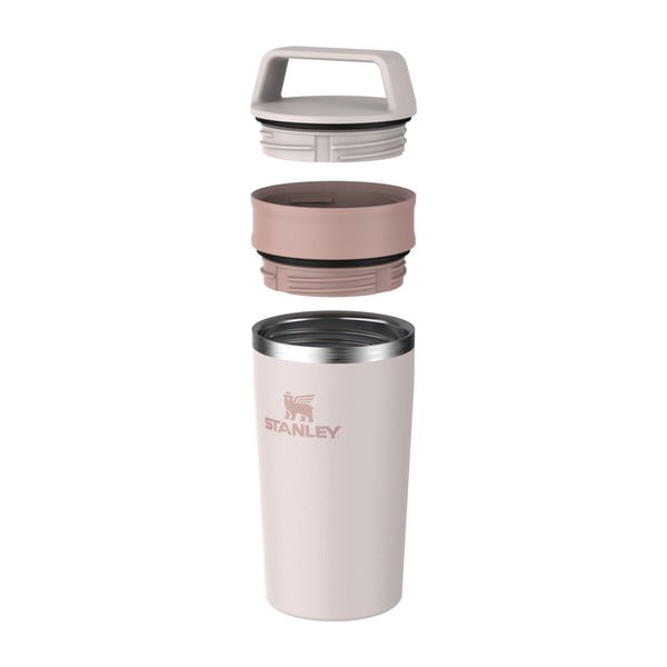Svetloružový termo hrnček z nehrdzavejúcej ocele 350 ml Café-To-Go Rose Quartz – Stanley-image-3