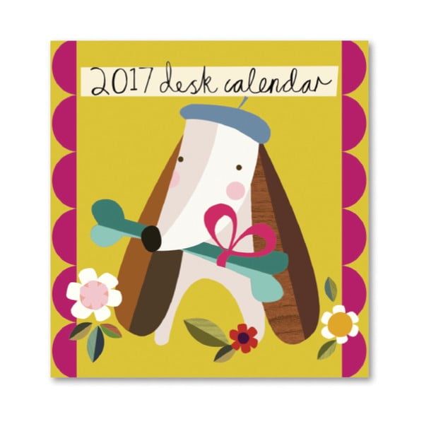 Stolový kalendár Portico Designs Muchly Lovely