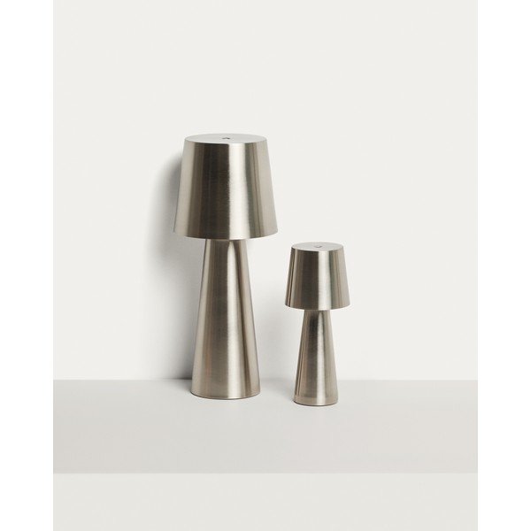 LED stolové/prenosné vonkajšie svietidlo so stmievačom na USB ø 16 cm Arenys – Kave Home-image-3
