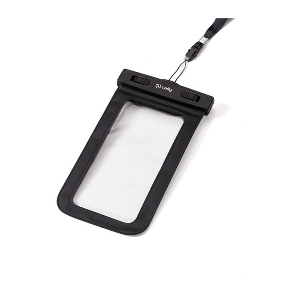 Univerzálne vodoodolné puzdro CELLY, čierne