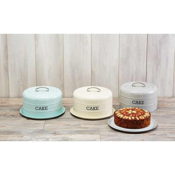 Oceľová dóza na tortu Living Nostalgia – Kitchen Craft-image-2