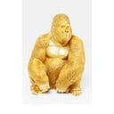 Dekoratívne socha v zlatej farbe Kare Design Gorilla