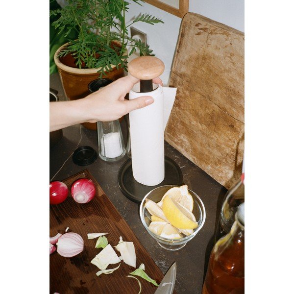 Čierny stojan na papierové utierky ø 15 cm Paper Pal – Rosendahl-image-1