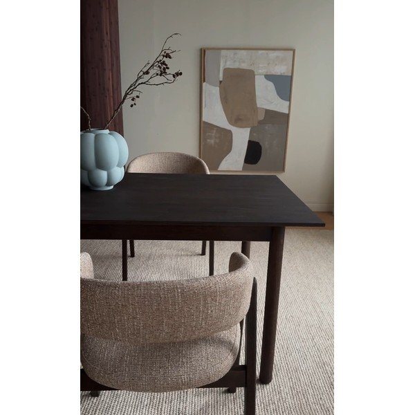 Rozkladací jedálenský stôl z dubového dreva 90x205 cm Derrymore – Rowico-image-3