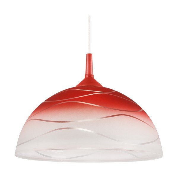 Červené závesné svietidlo ø 30 cm Sfera – LAMKUR-image-4