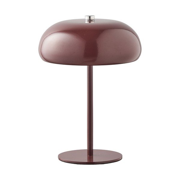 Vínovočervená kovová stolová lampa (výška  23 cm) Margate – House Nordic
