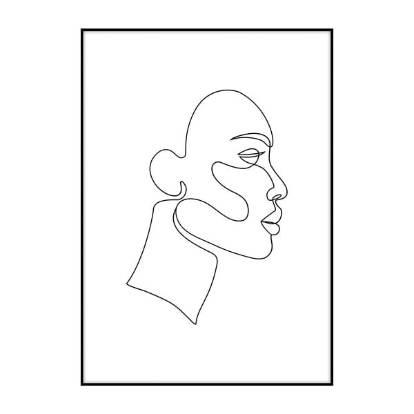 Plagát Imagioo Face, 40 × 30 cm