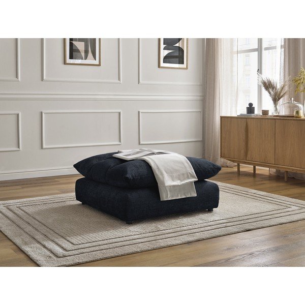 Tmavomodrá ženilková podnožka Neil – Bobochic Paris-image-4