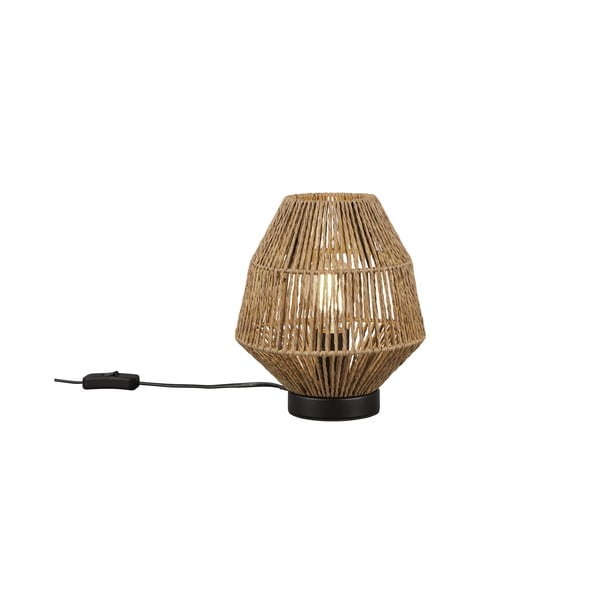Hnedá stolová lampa (výška  20 cm) Miki – Trio