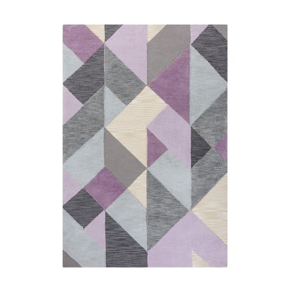 Sivo-fialový koberec Flair Rugs Icon, 160 x 230 cm