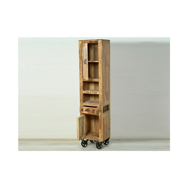 Vysoká kúpeľňová skriňa z mangového dreva SOB Rhein-image-2