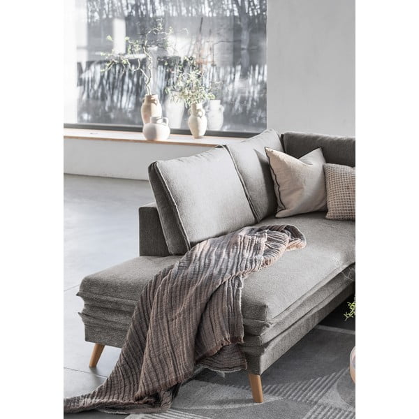 Sivá rozkladacia rohová pohovka (ľavý roh) Charming Charlie – Miuform-image-4