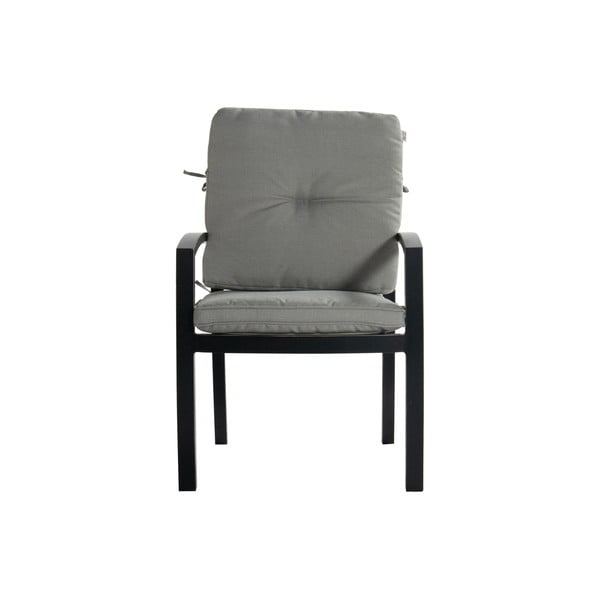 Sivá kovová záhradná stolička Rosario – Hartman-image-2