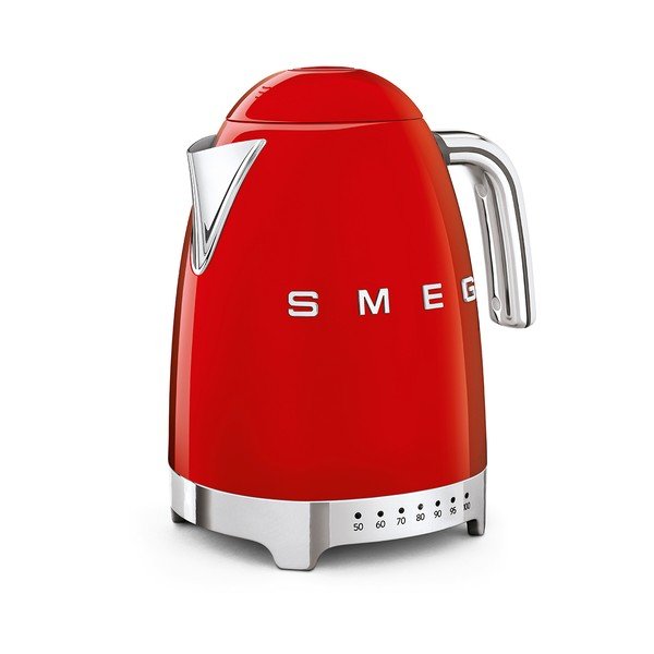 Červená rýchlovarná kanvica z nehrdzavejúcej ocele 1,7 l Retro Style – SMEG-image-4