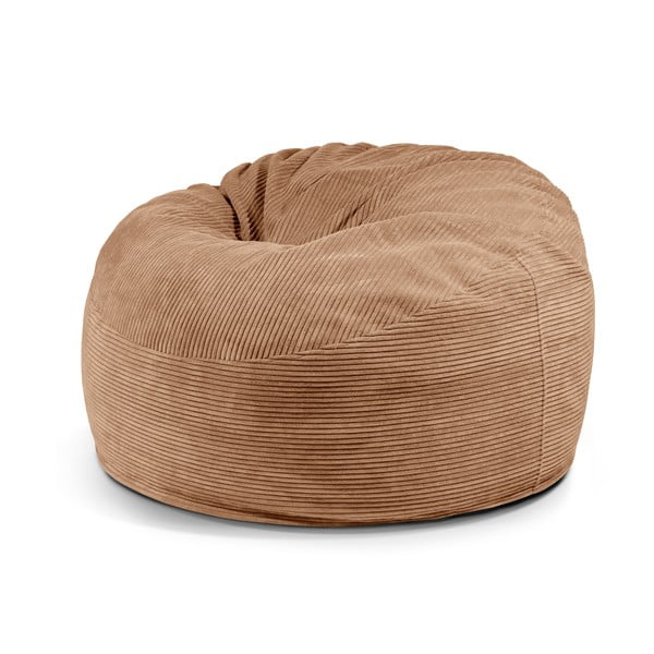 Hnedý menčestrový sedací vak Om 110 – SLOWDOWN