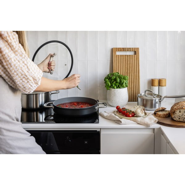 Panvica s pokrievkou/s keramickým povrchom ø 28 cm tegame Meda 3.0 – FABINI-image-4