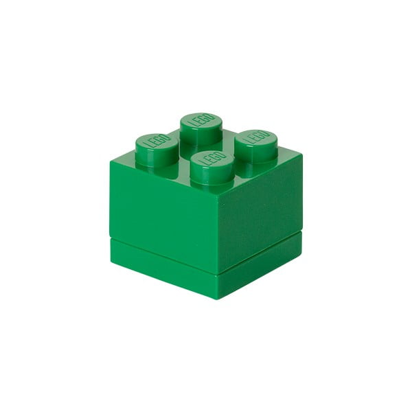 Zelený úložný box LEGO® Mini Box Green